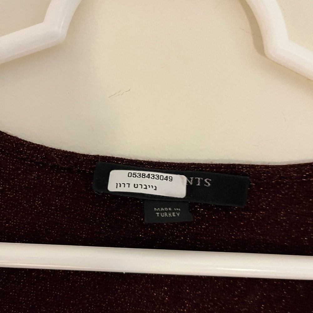 AllSaints Rina Glitz Ruched Drawstring Top. - Picture 7 of 7